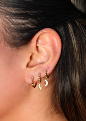 Mini dot thunder hoop