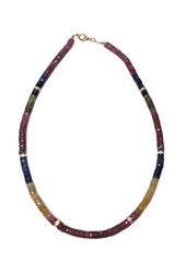 Collar Piedras Naturales Zafiros Chico