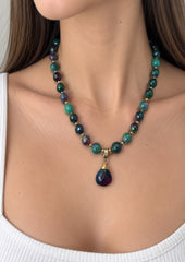 Collar Piedras Naturales Agata