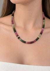 Collar Piedras Naturales Turmalina