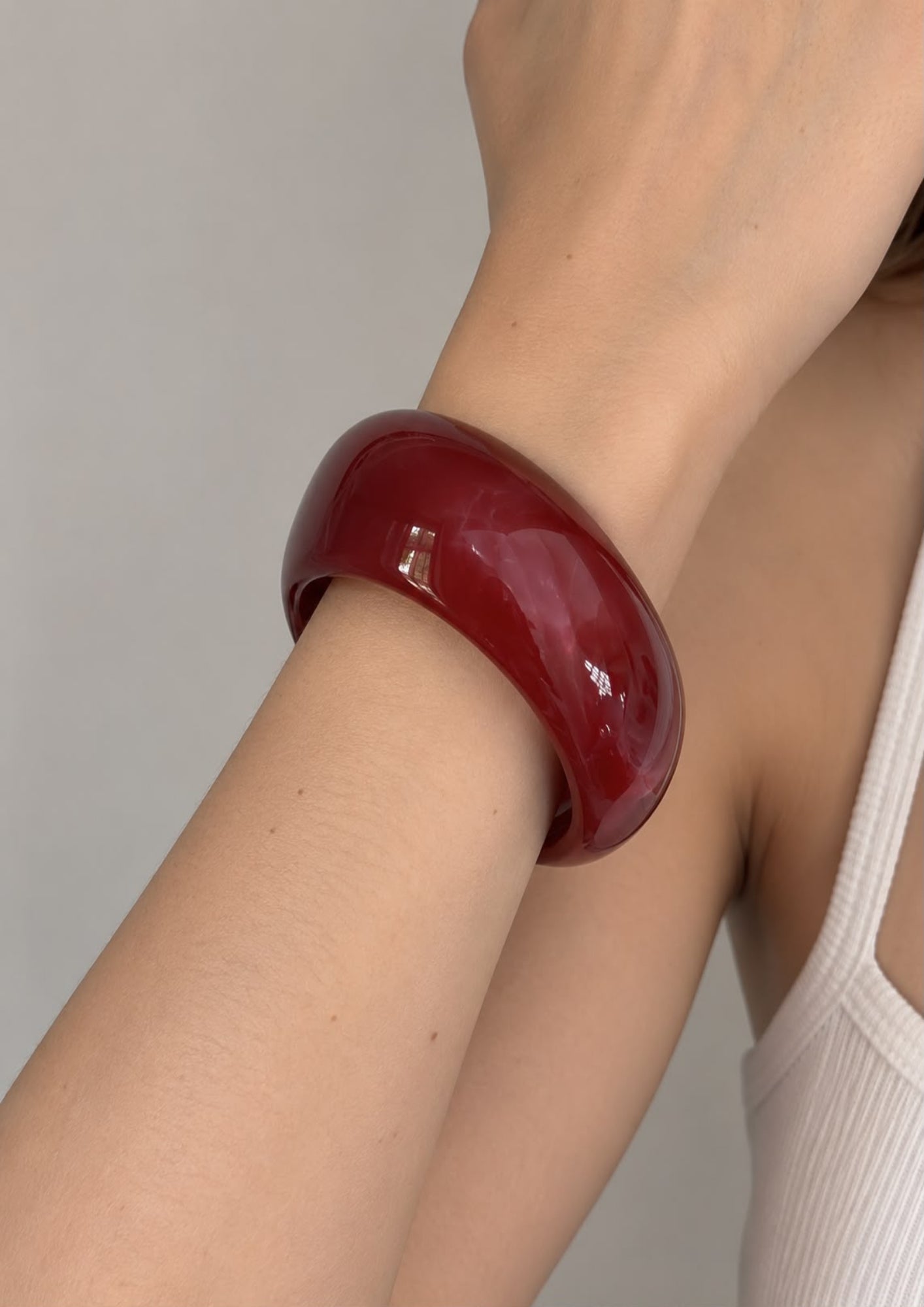 Brazalete Marmoleado Vino
