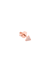 Triangle Rose gold Cz