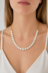 Collar De Perlas Chunky