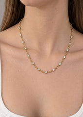 Choker De Czs Redondas Biseladas