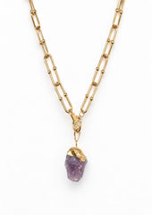 Collar Amatista Natural