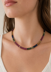 Collar Piedras Naturales Zafiros Mediano