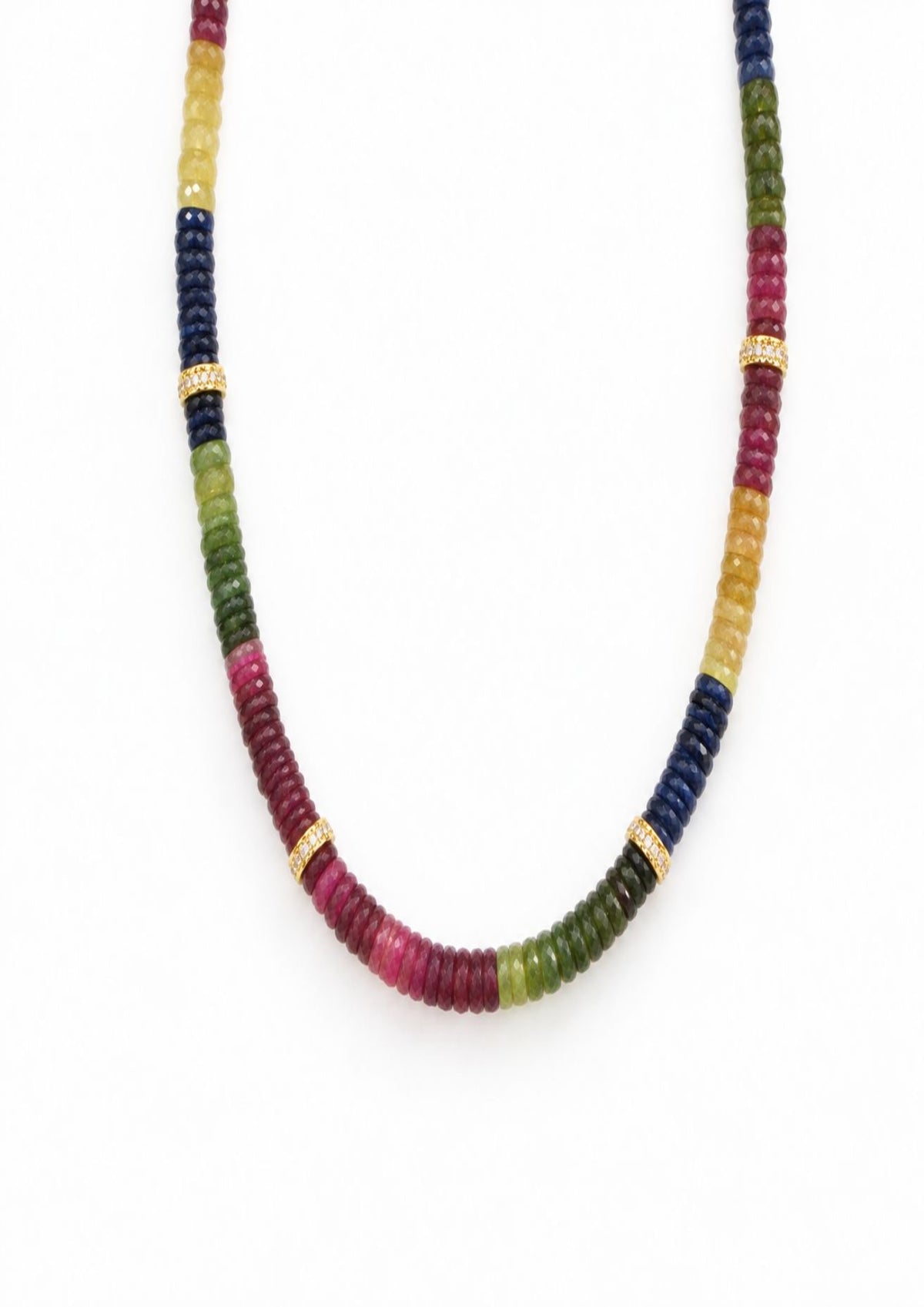 Collar Piedras Naturales Zafiros Grande
