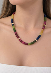 Collar Piedras Naturales Zafiros Grande